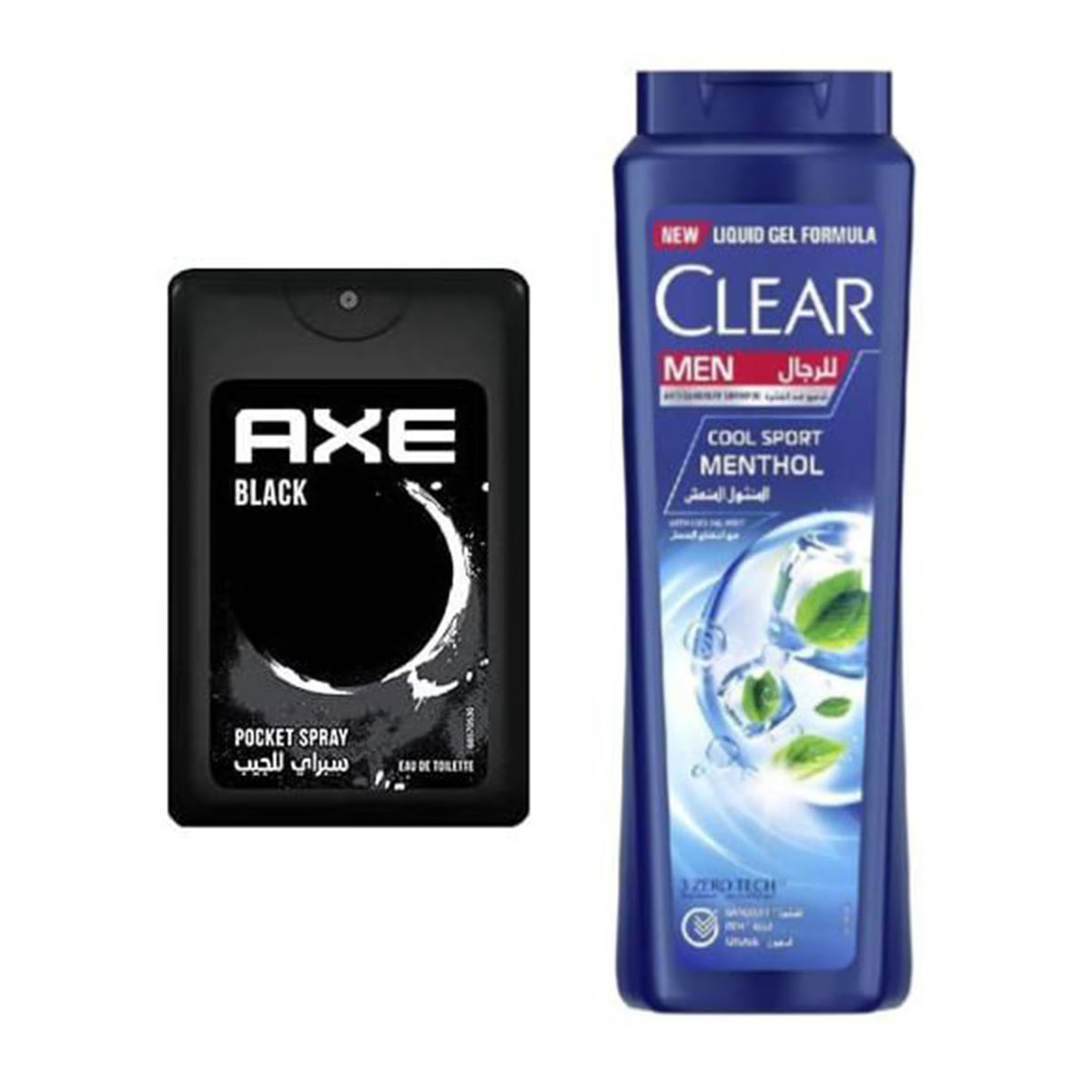 CLEAR DEEP CLEANSE 600ML+AXE BLACK 17 ML