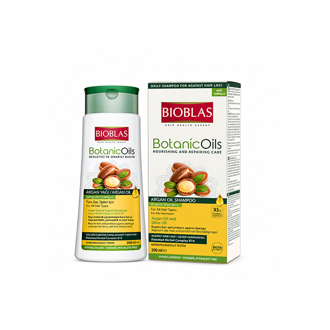 BIOBLAS ARGAN SHAMPOO 200ML+ARGAN OIL 65ML