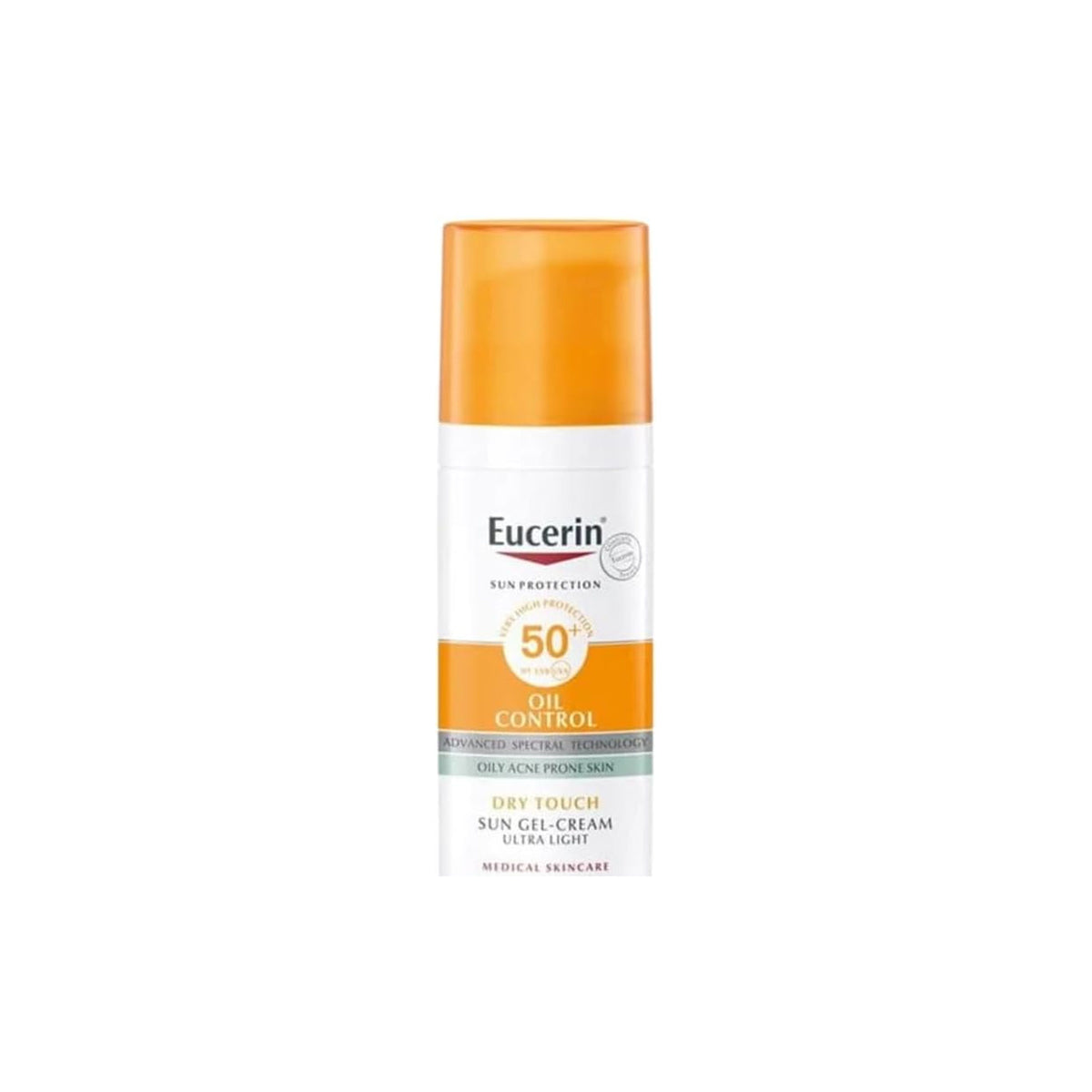 واقي شمسي جل كريم للوجه للتحكم بالزيوت بلمسة جافة من يوسيرين بعامل حماية +SPF50 (50 مل) (ملاحظة)