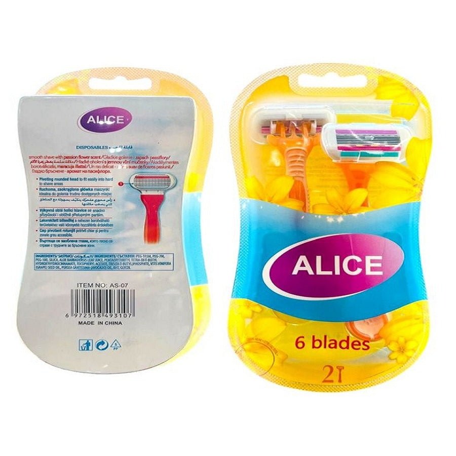 ALICE 6 شفرات استوائية 2 قطعة