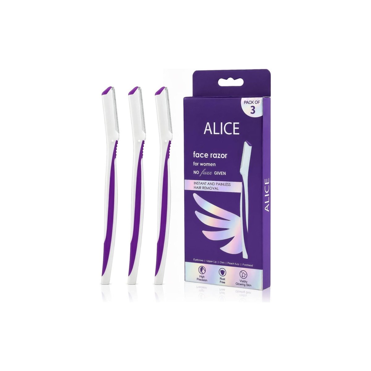 ALICE BEAUTY EYEBROW TRIMMER 3 PCS