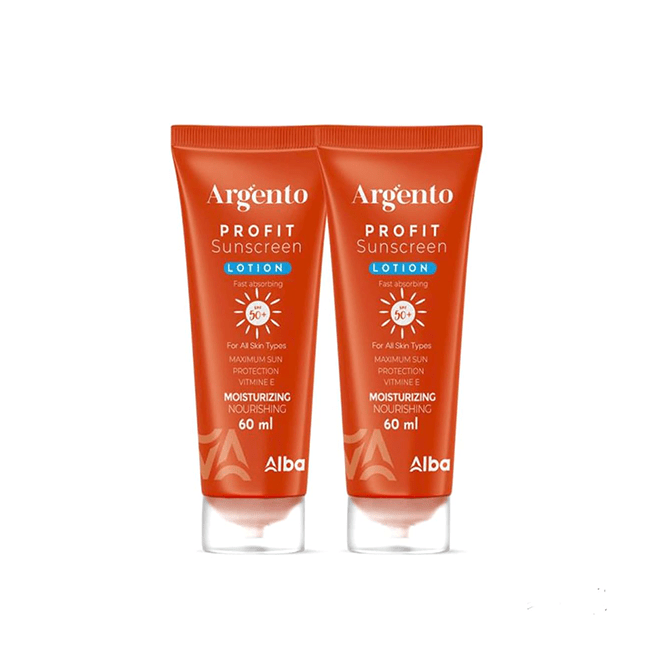 ARGENTO PROFIT SUNSCREEN LOTION SPF 50 100ML1+1 OFF