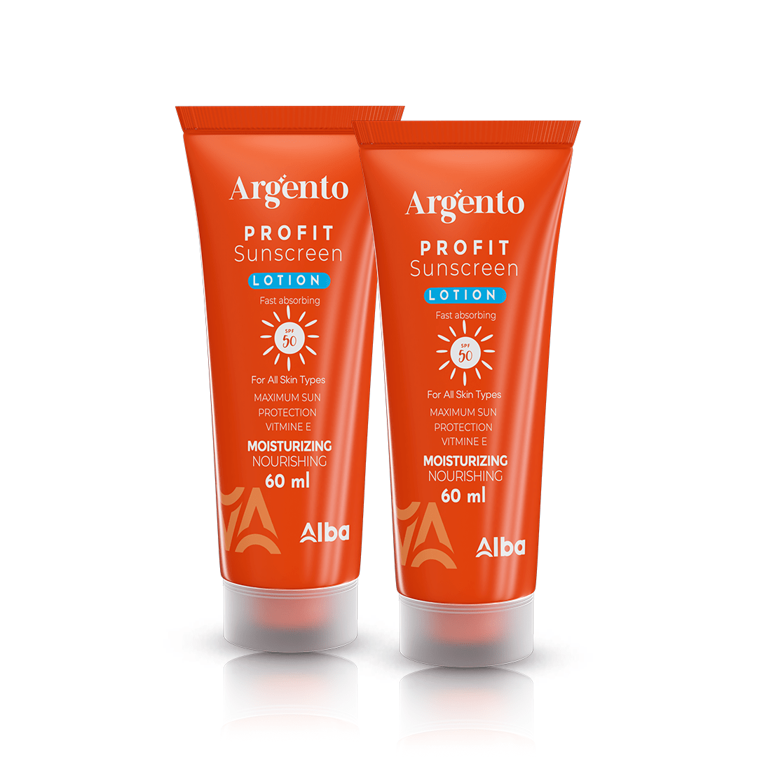 ARGENTO SUN SCREEN LOTION SPF50 60ML 1+1 OFF