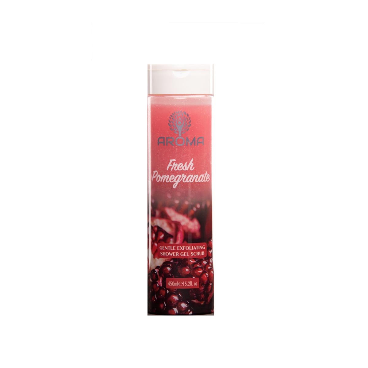 جل الاستحمام والتقشير بالرمان المنعش AROMA FRESH 450 مل