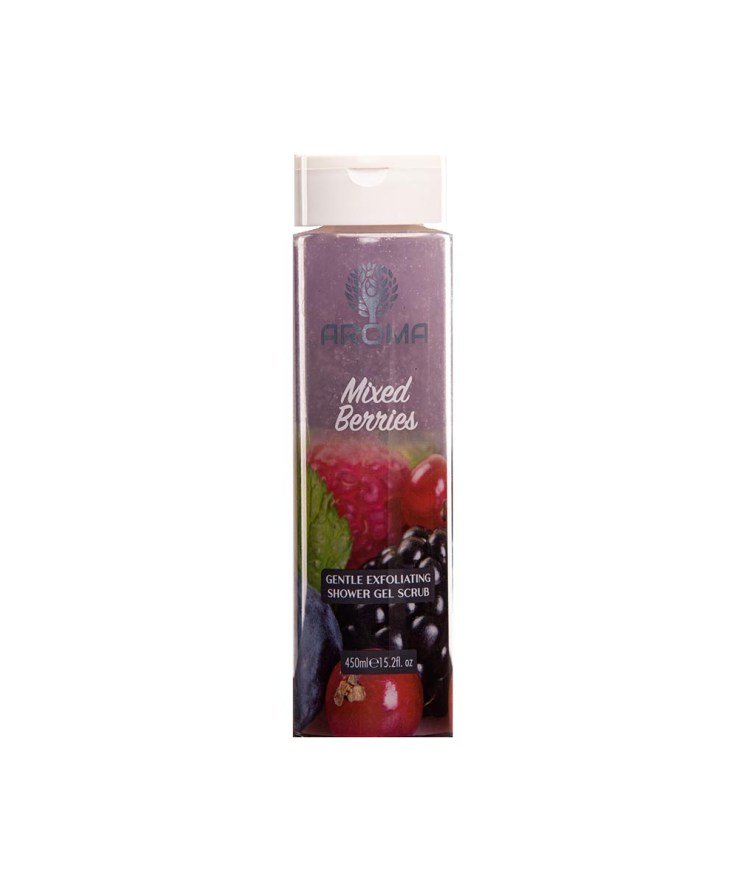AROMA MIXED BERRIES SHOWER GEL SCRUB 450ML
