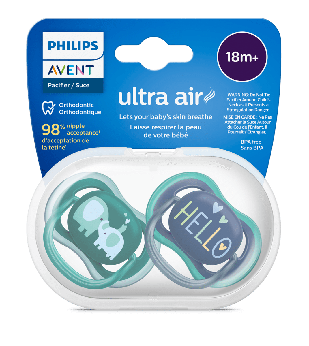 AVENT SOOTHER ULTRA AIR 18+M(34918)