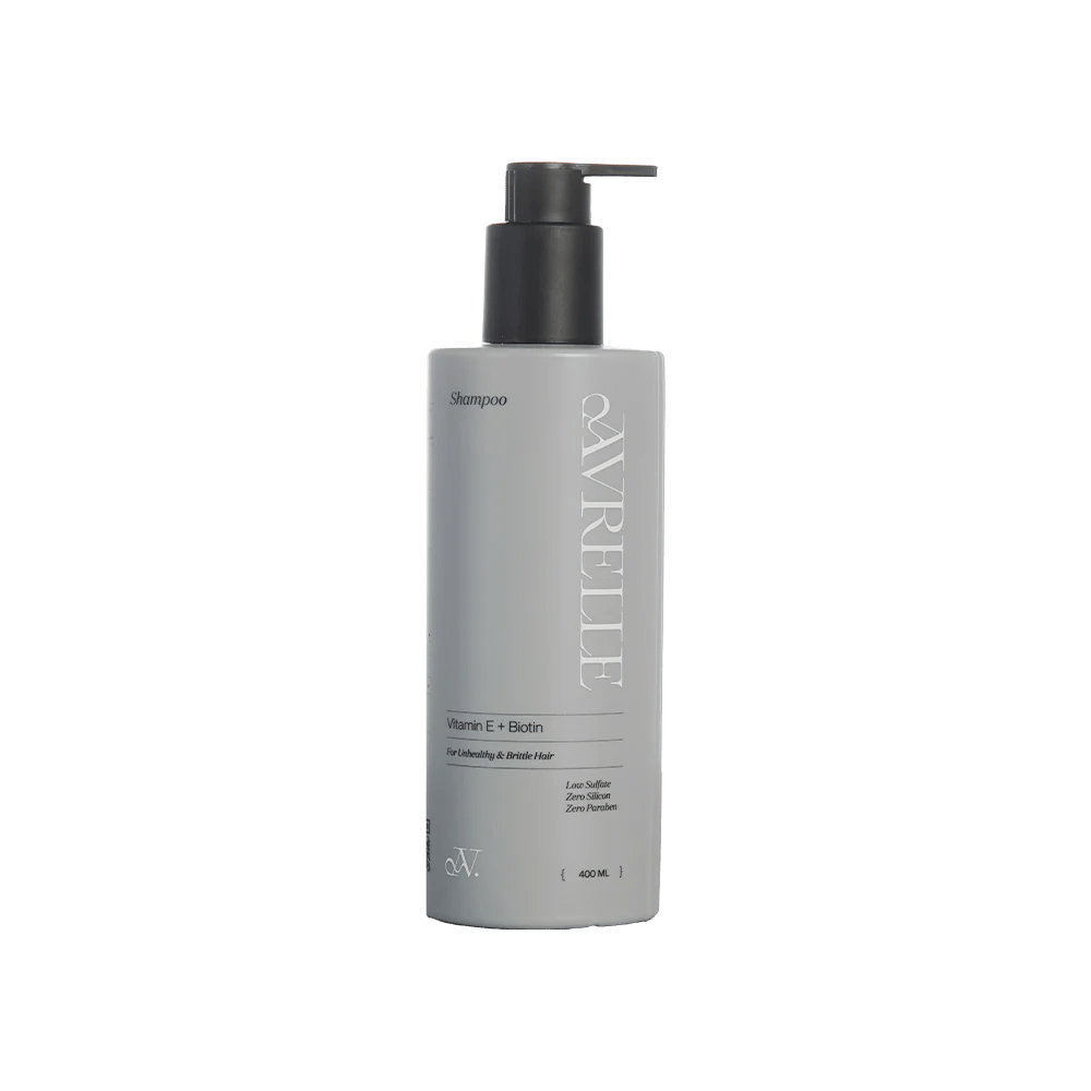 AVRELLE SHAMPO VITAMIN E+BIOTIN 400 ML