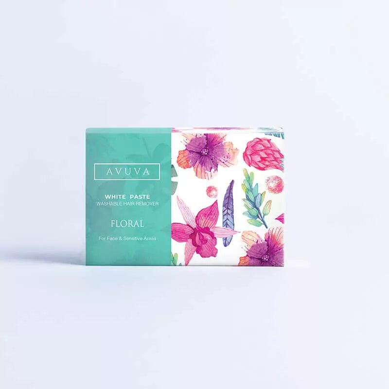 AVUVA WHITE PASTE HAIR REM. FLORAL F F&SEN. 100G