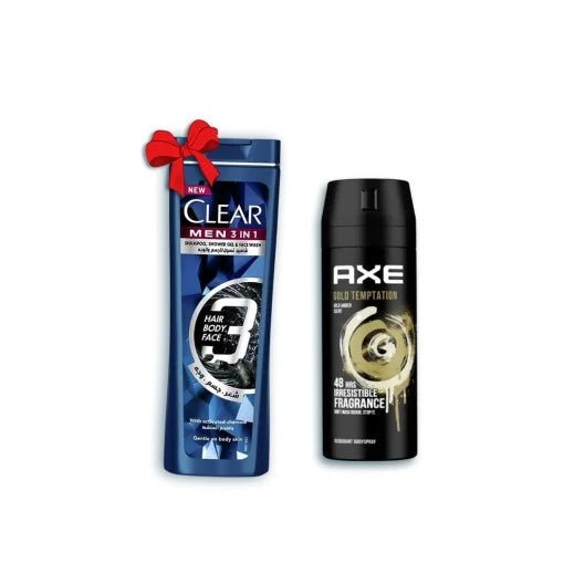 AXE GOLD TEMP 150 ML+CLEAR MEN 3*1 90ML