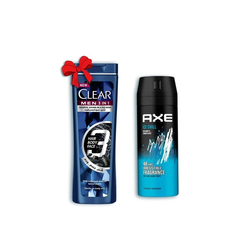 AXE SPRAY ICE CHILL 150ML+CLEAR SHA 90ML