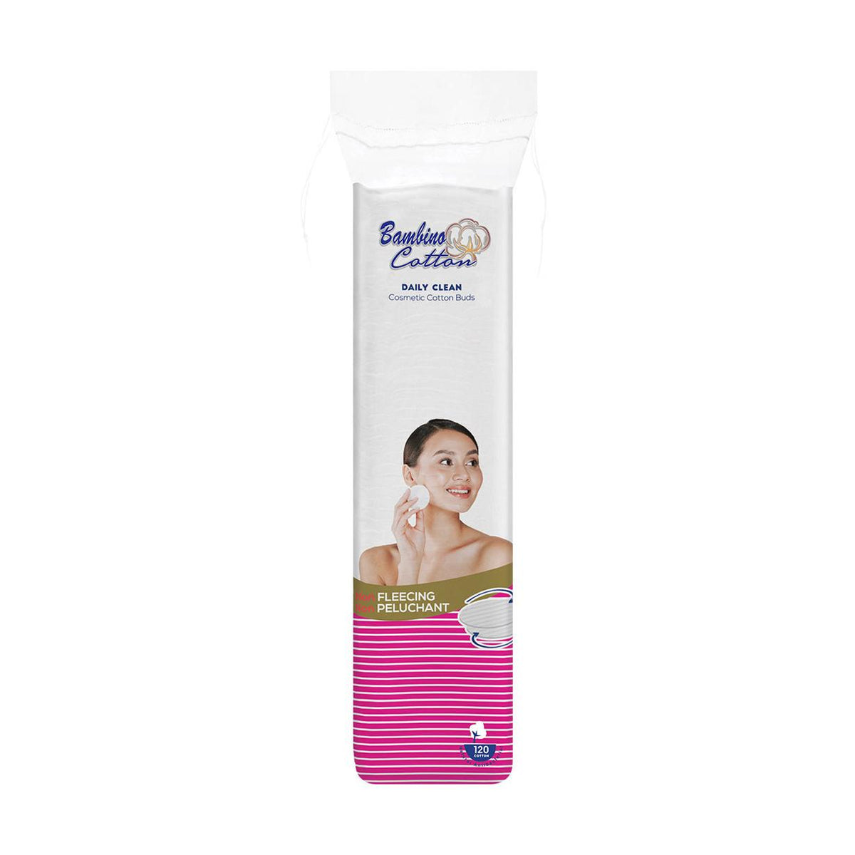 BAMBINO ROUND MAKEUP COTTON PADS 70 PC
