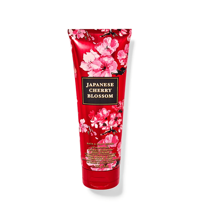 BATH&BODY JAPANESE CHERRY BLOSSOM BODY CREAM 226GM (NB)