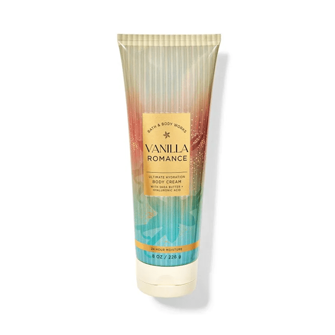 BATH&BODY VANILLA ROMANCE BODY CREAM 226GM (NB)