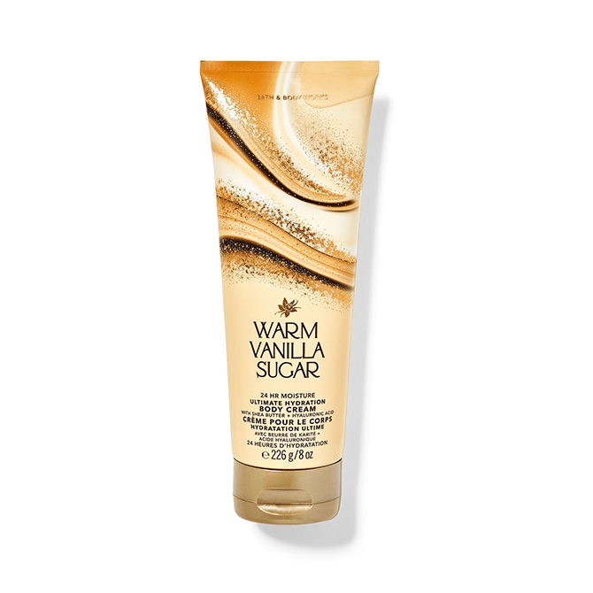 BATH&BODY WARM VANILLA SUGAR BODY CREAM 226GM (NB)