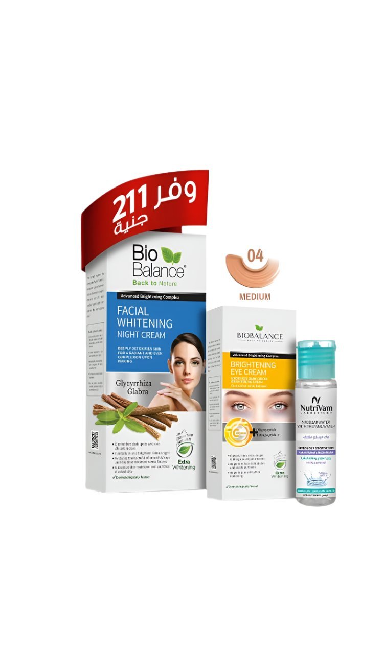 BIOBALANCE WHIT CREAM+EYE CREAM MEIDUM+NUTRIVAM