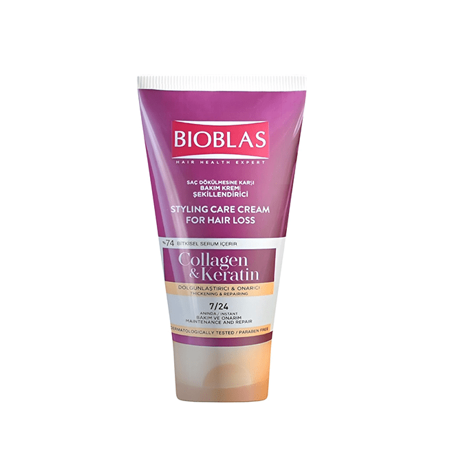 BIOBLAS OLIVE OIL SHA 360ML+HAIR CREAM COLLAGEN&KERATIN 150ML