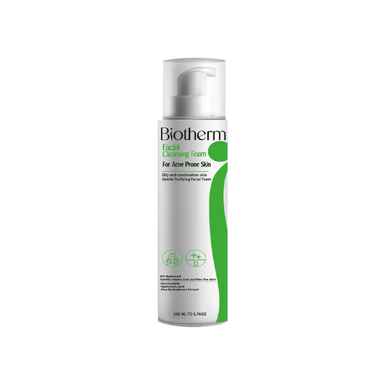 BIOTHERM ACNE PRONE SKIN CLEANSING FOAM 200ML