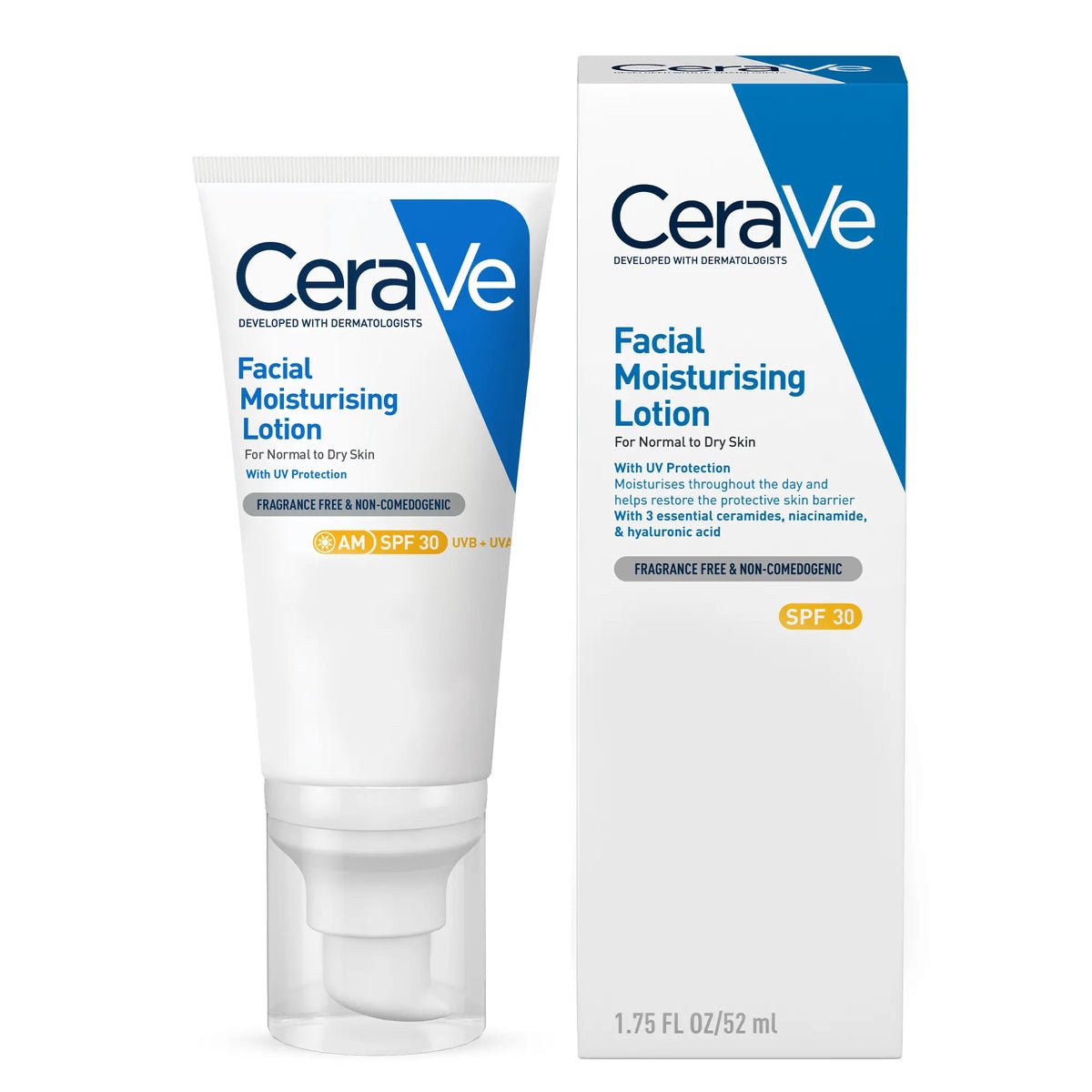 CERAVE FACIAL MOISTURISING LOTION PM SOF30 52ML