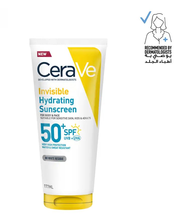 CERAVE INVISIBLE HYDR SUNSCREEN 50+SPF 177ML