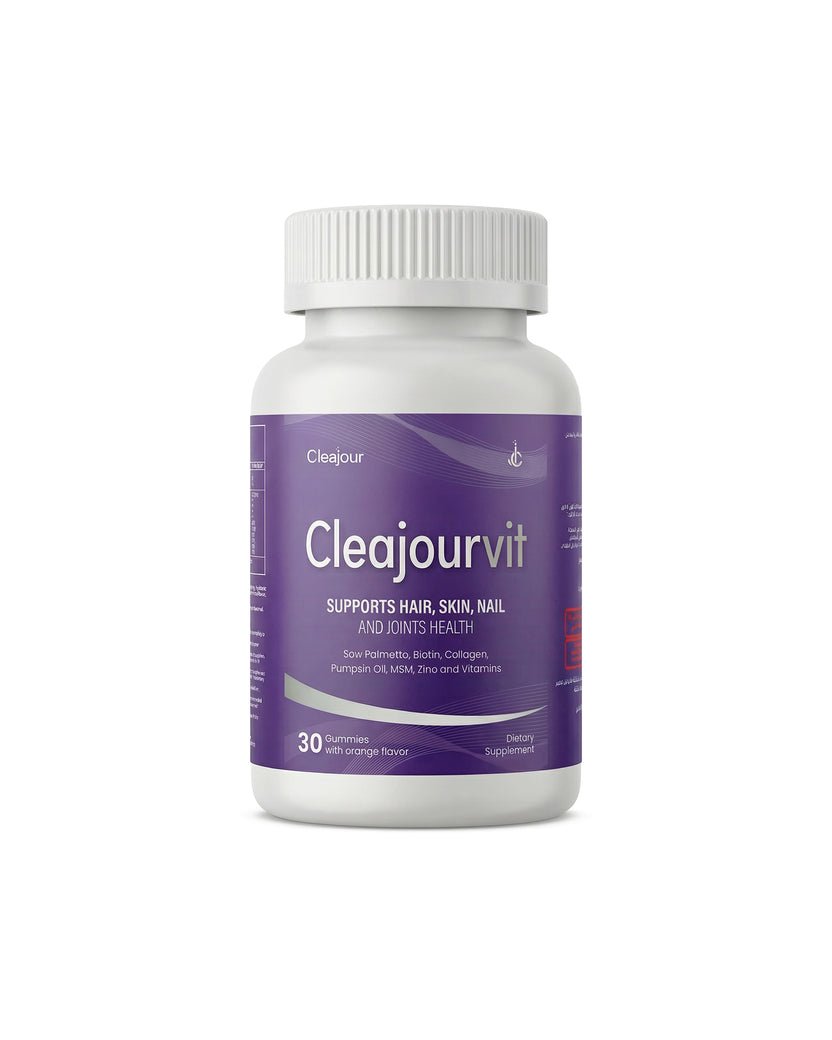 CLEAJOURVIT يدعم الشعر والبشرة والأظافر 30 قطعة حلوى