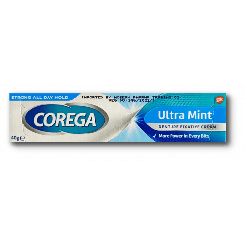 COREGA ULTRA MINT DENTURE FIXATIVE CREAM 40 G