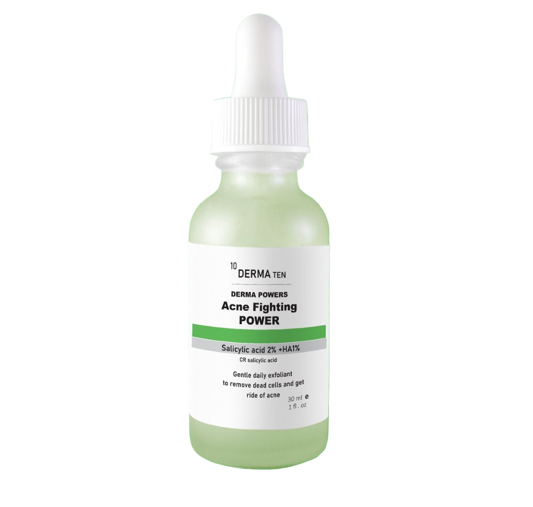 DERMA TEN SALICYLIC ACID2% SERUM 30ML ACNE FIGHTING POWER