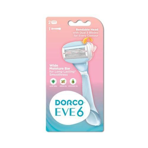 DORCO (EVE6) WOMEN 6 Razor + 2 Cartridges