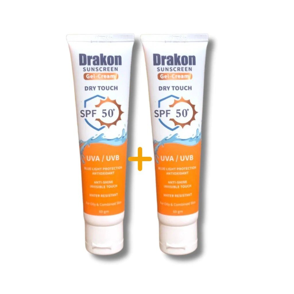 DRAKON SUNSCREEN GEL CREAM 60ML 1+1 OFF