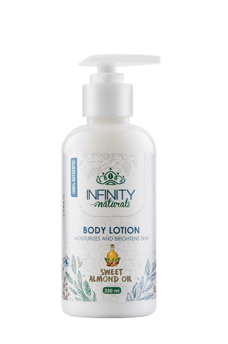 INFINITY BODY LOTION SWEET ALMOND OIL 250ML