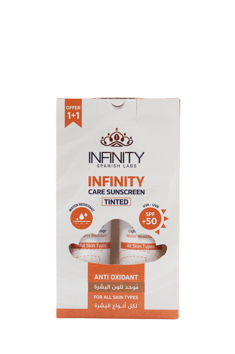 INFINITY CARE SPF50 TINTED LOTION 60ML 1+1 OFF