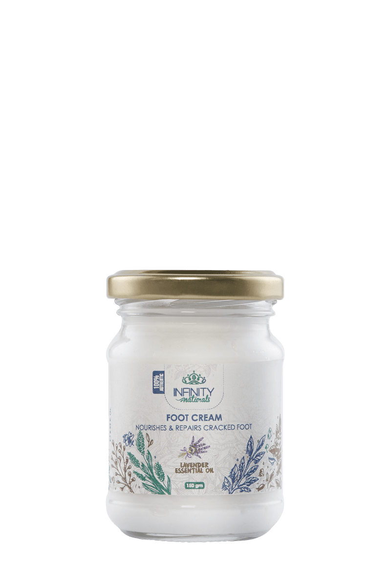 INFINITY FOOT CREAM LAVENDER ESSENTIAL OIL 150GM