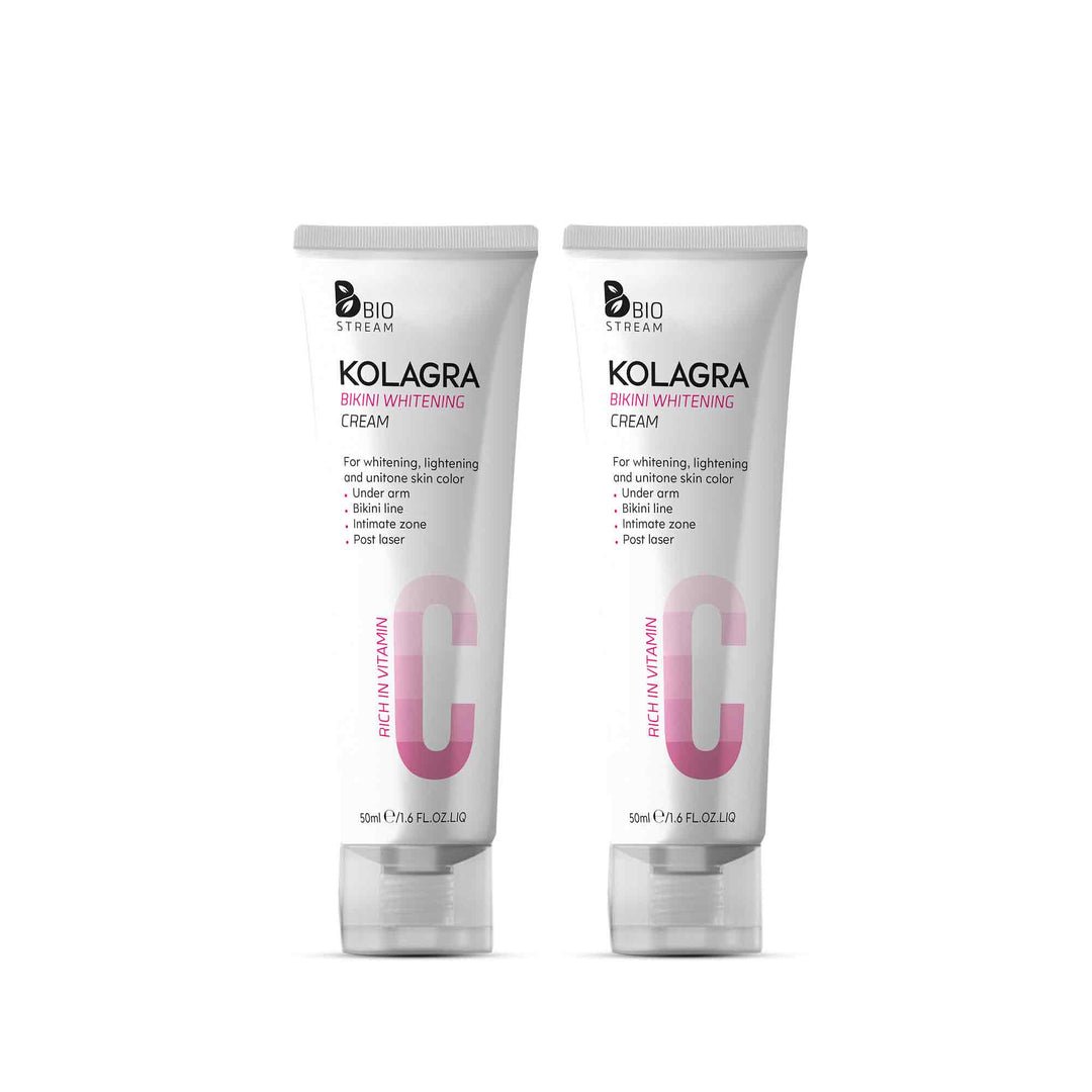 KOLAGRA BIKINI WHITENING CREAM 50ML1+1 OFFER