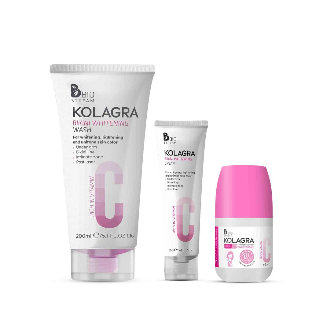 KOLAGRA BIKINI(CREAM+WASH+ROLL)OFFER