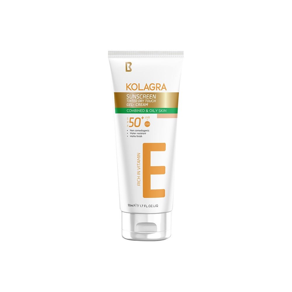 KOLAGRA SUNSCREEN GEL CREAM TINTED 50ML