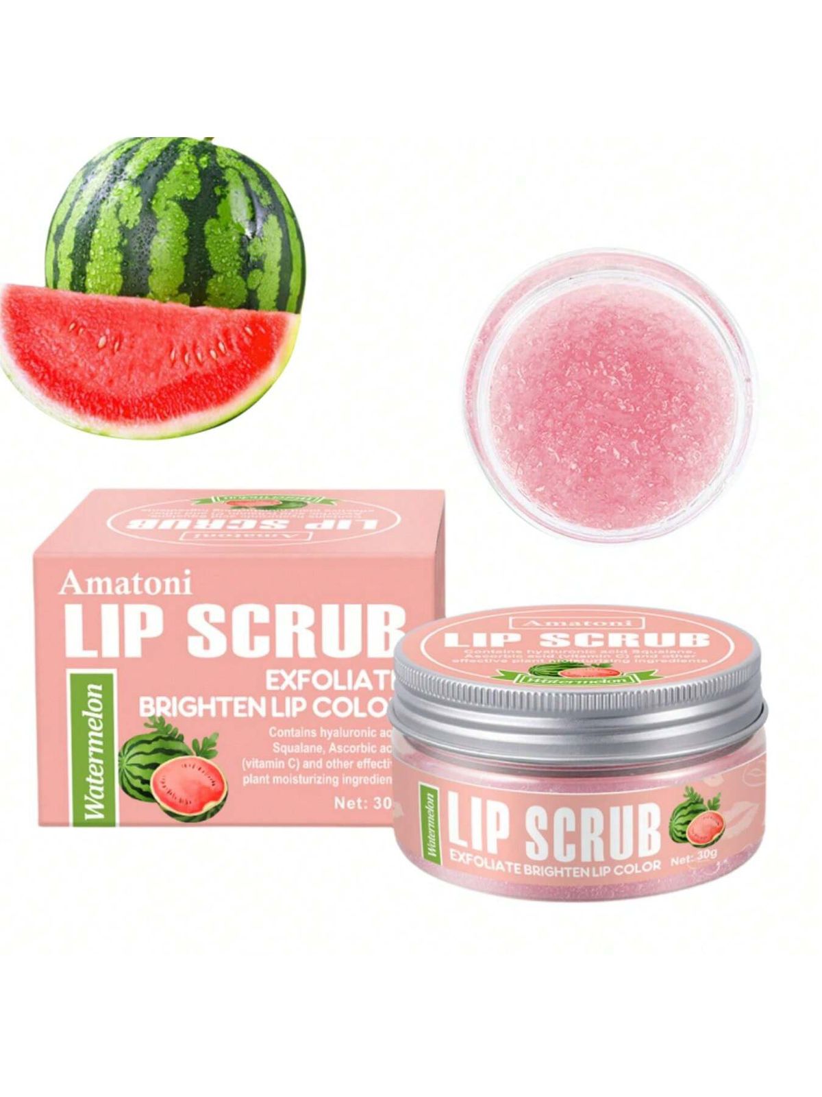 KOREAN LIP SCRUB WATERMELON 30GM