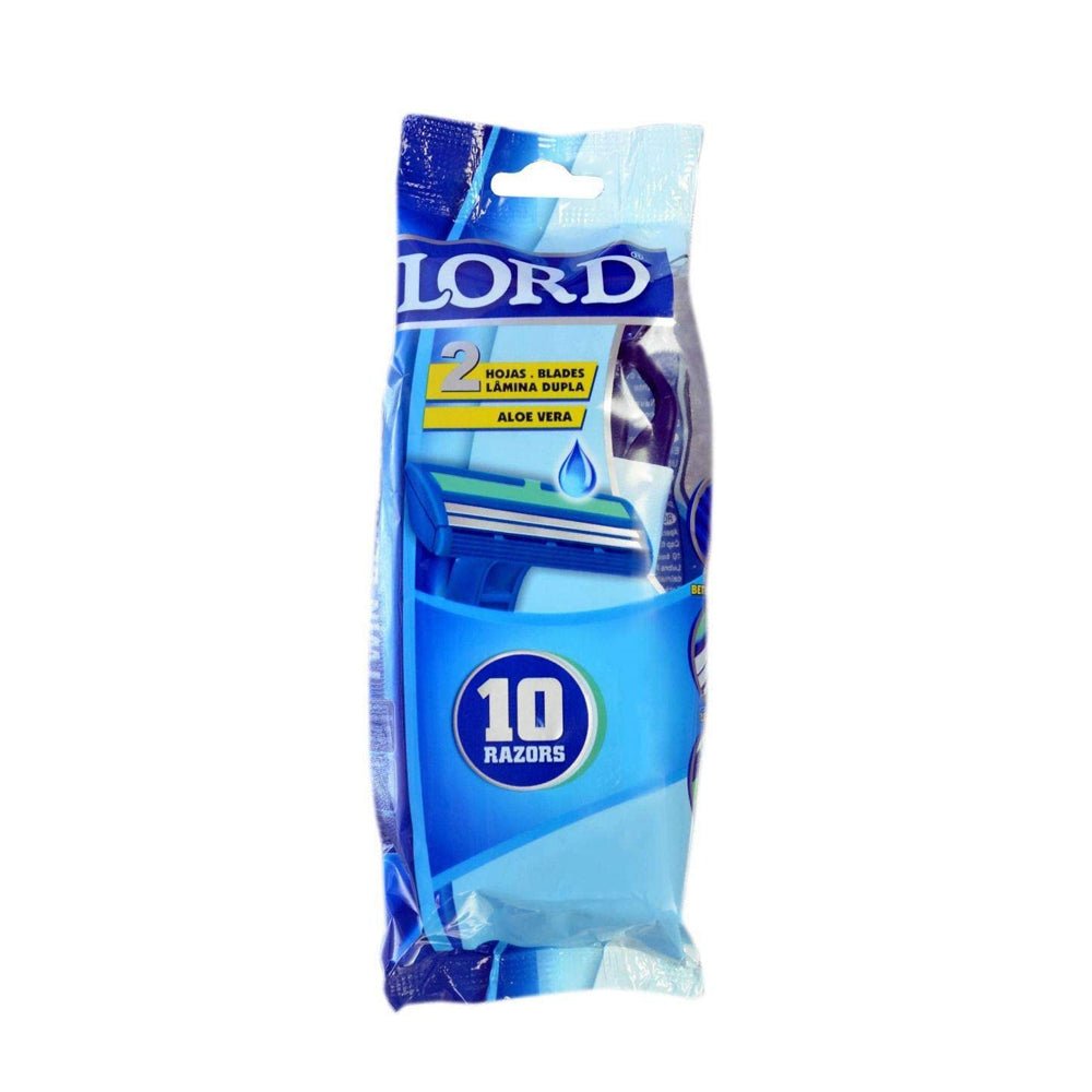 LORD ALOE VERA 10 RAZORS MACHINE