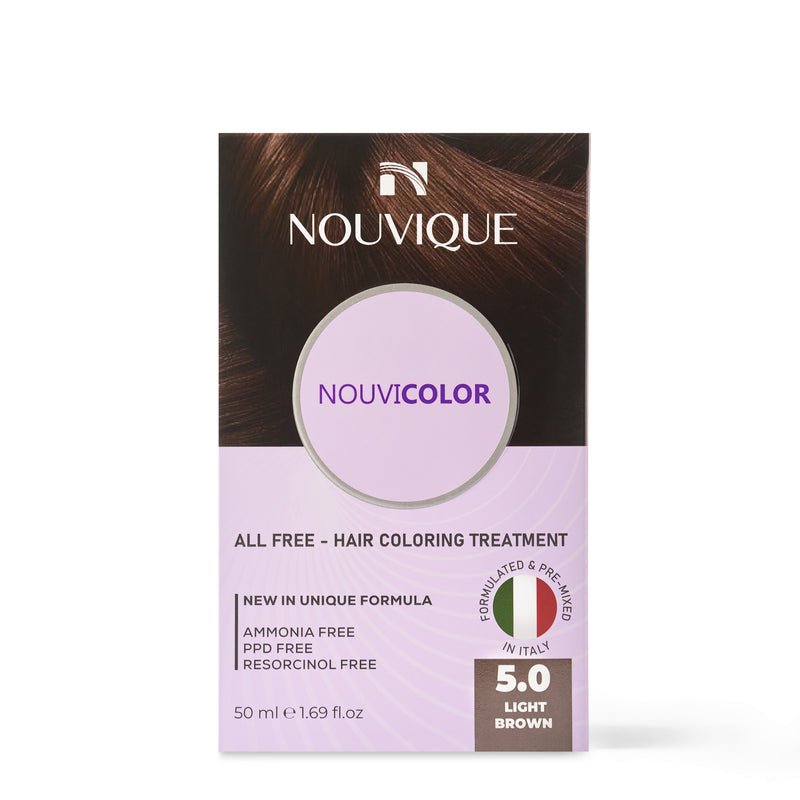 NOUVIQUE HAIR COLOR LIGHT BROWN 5.0