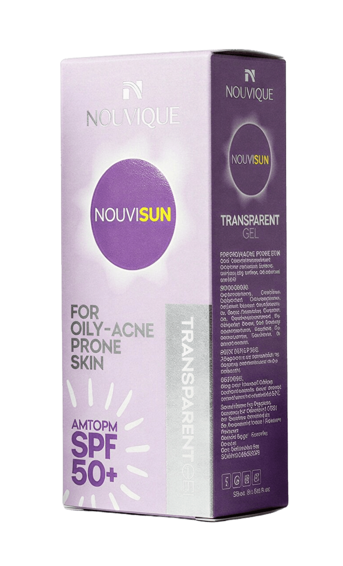 NOUVISUN جل شفاف بعامل حماية SPF50 سعة 50 مل