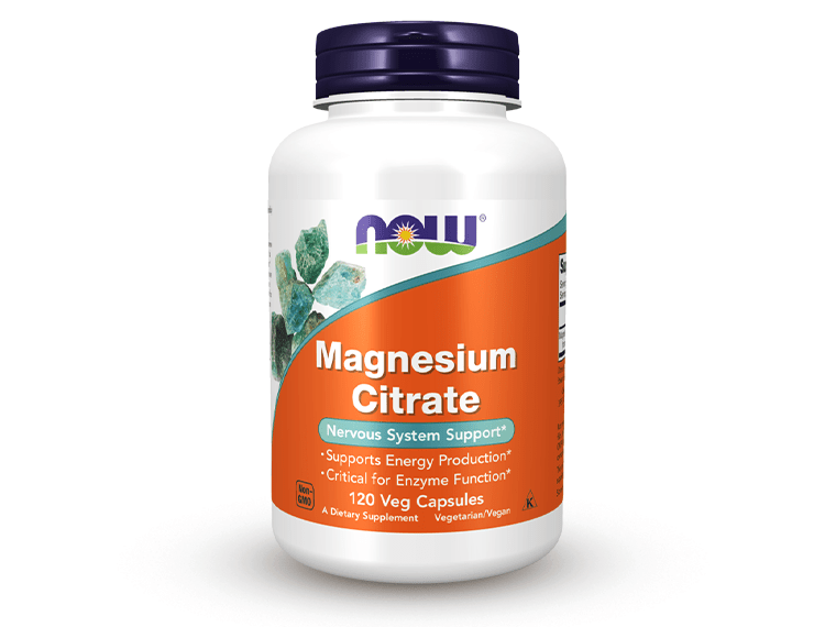NOW MAGNESIUM CITRATE 120 VCAPS