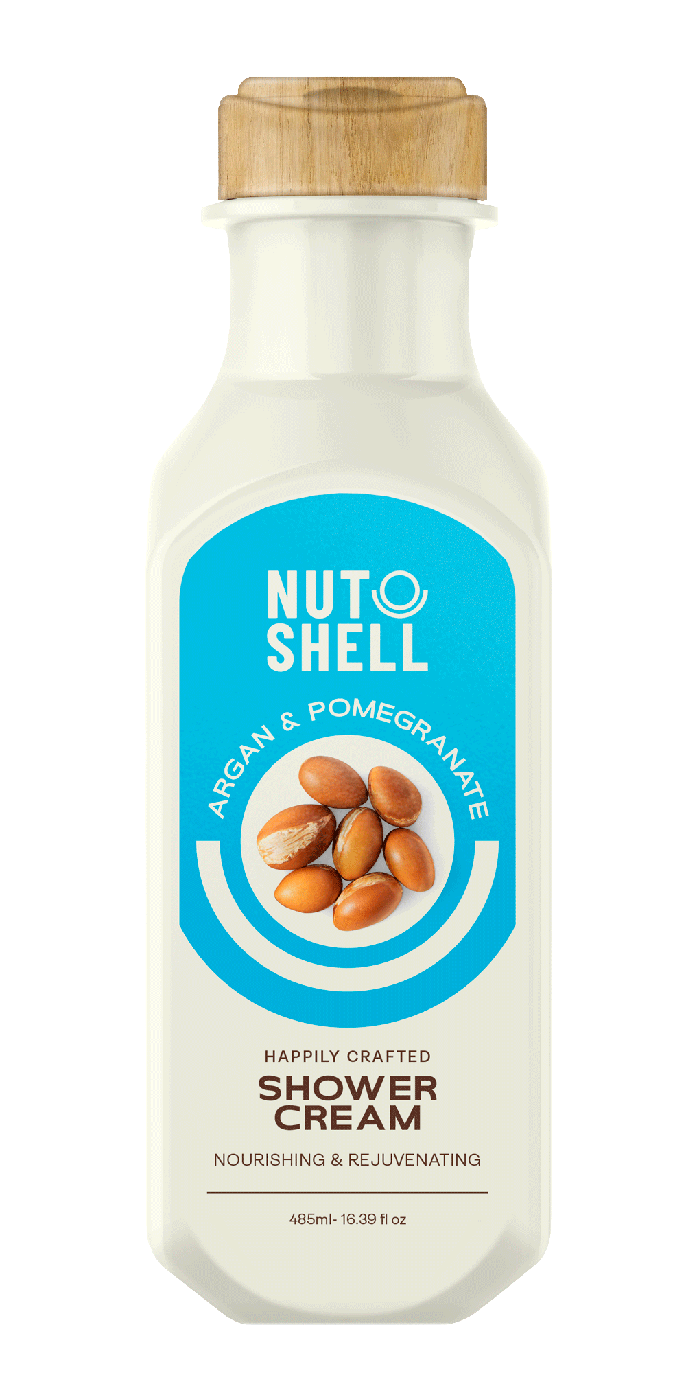 NUT SHELL ARGAN SHOWER 485ML