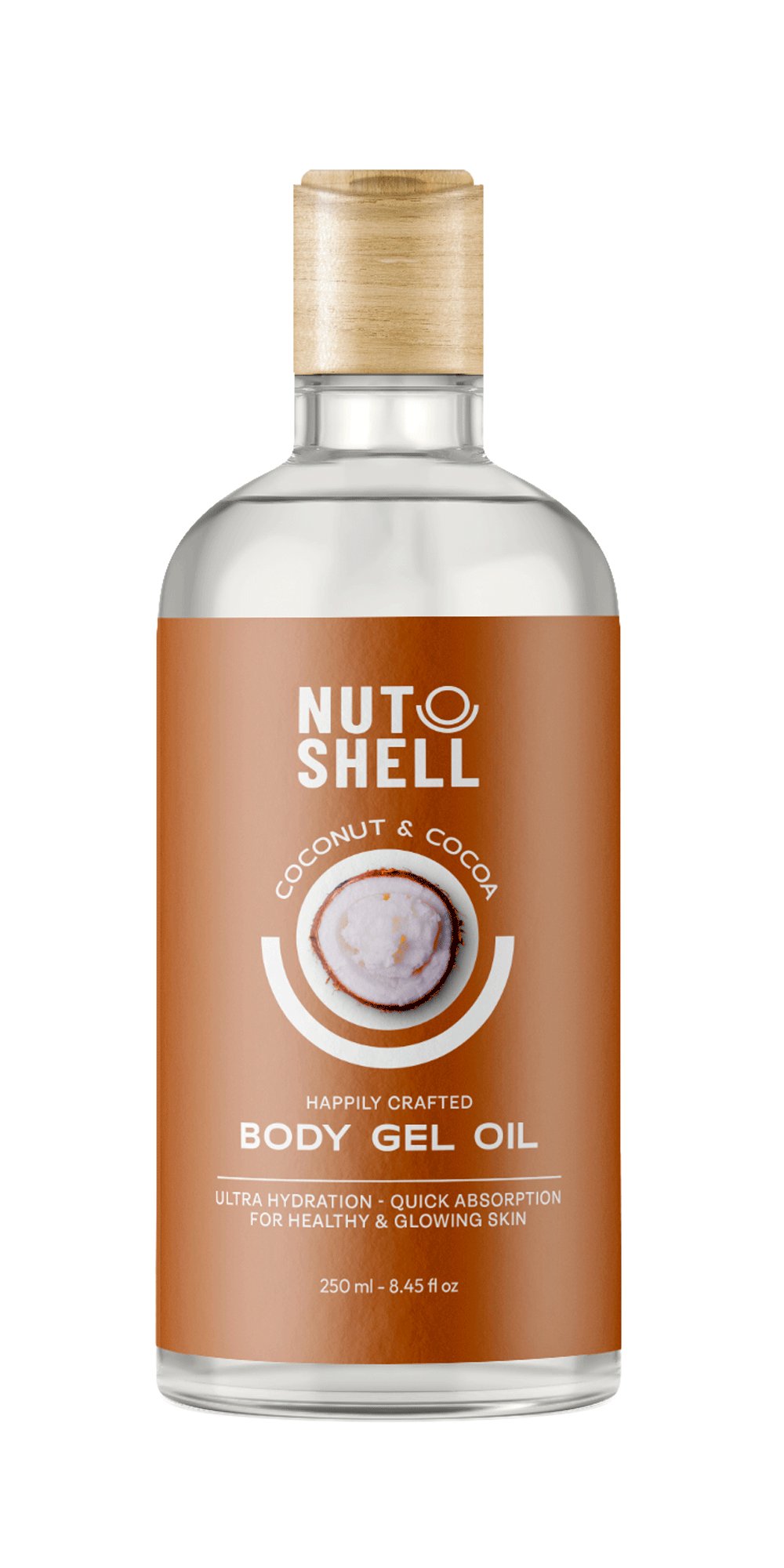 NUT SHELL COCONUT BODY GEL OIL 250ML