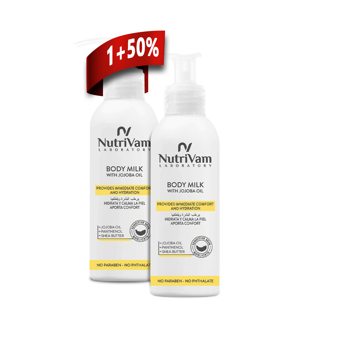 NUTRIVAM JOJOBA MILK 100ML 1+1 OFF