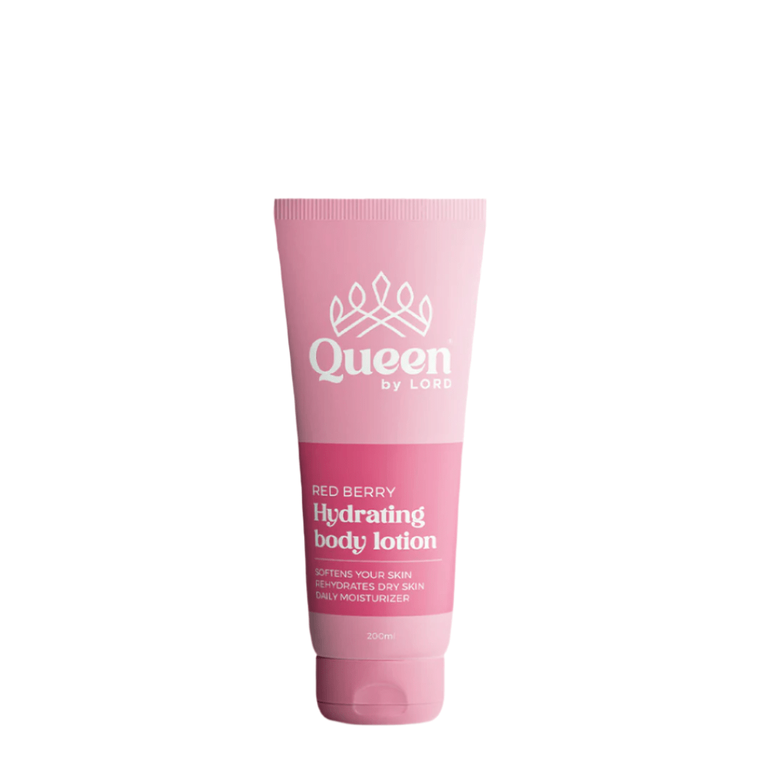 QUEEN BODY LOTION RED BERRY 200ML Q.BL.RB