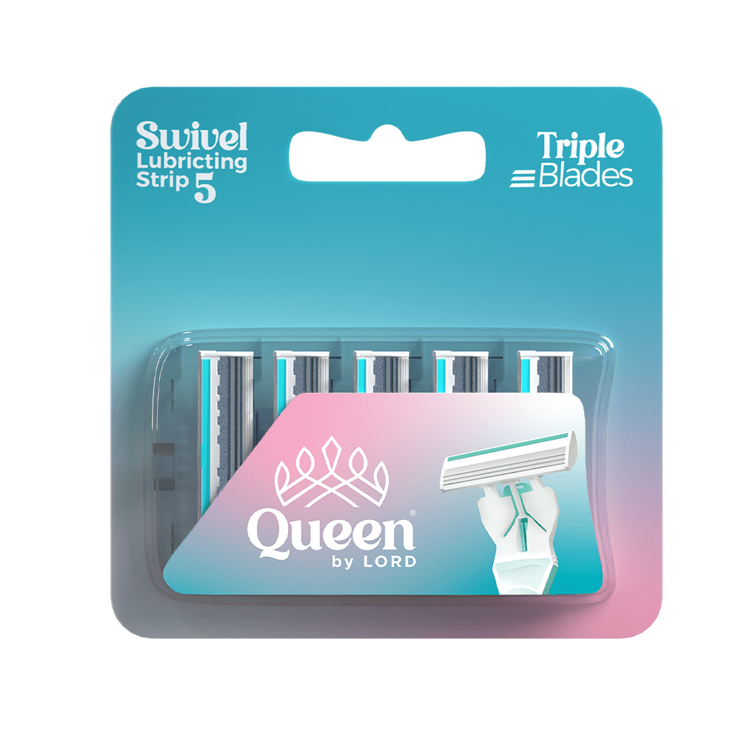 QUEEN SWIVEL LUBRICTING 5STRIP Razors Q0335