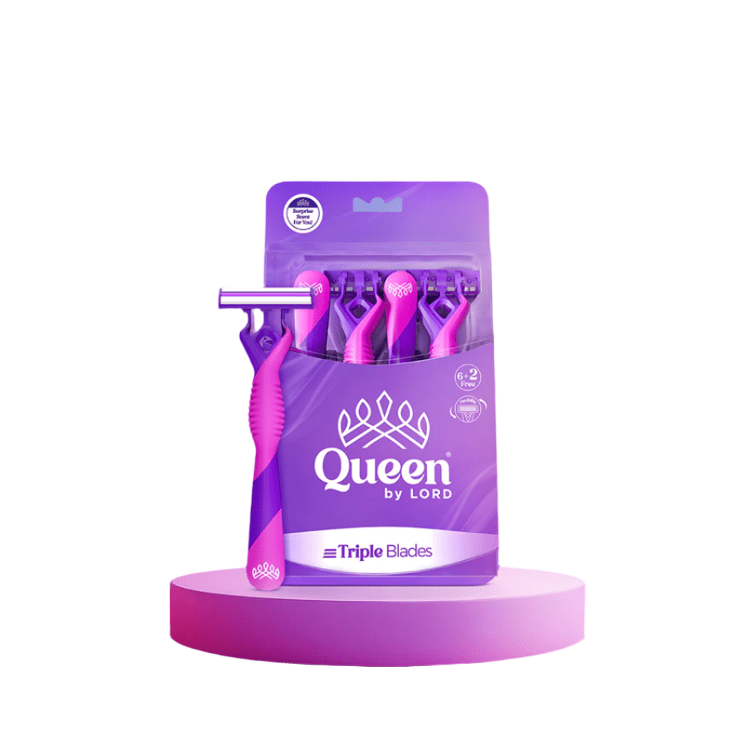 QUEEN TRIPLE BLADES 6+2 PURPLE RAZOR MACHINE Q.147