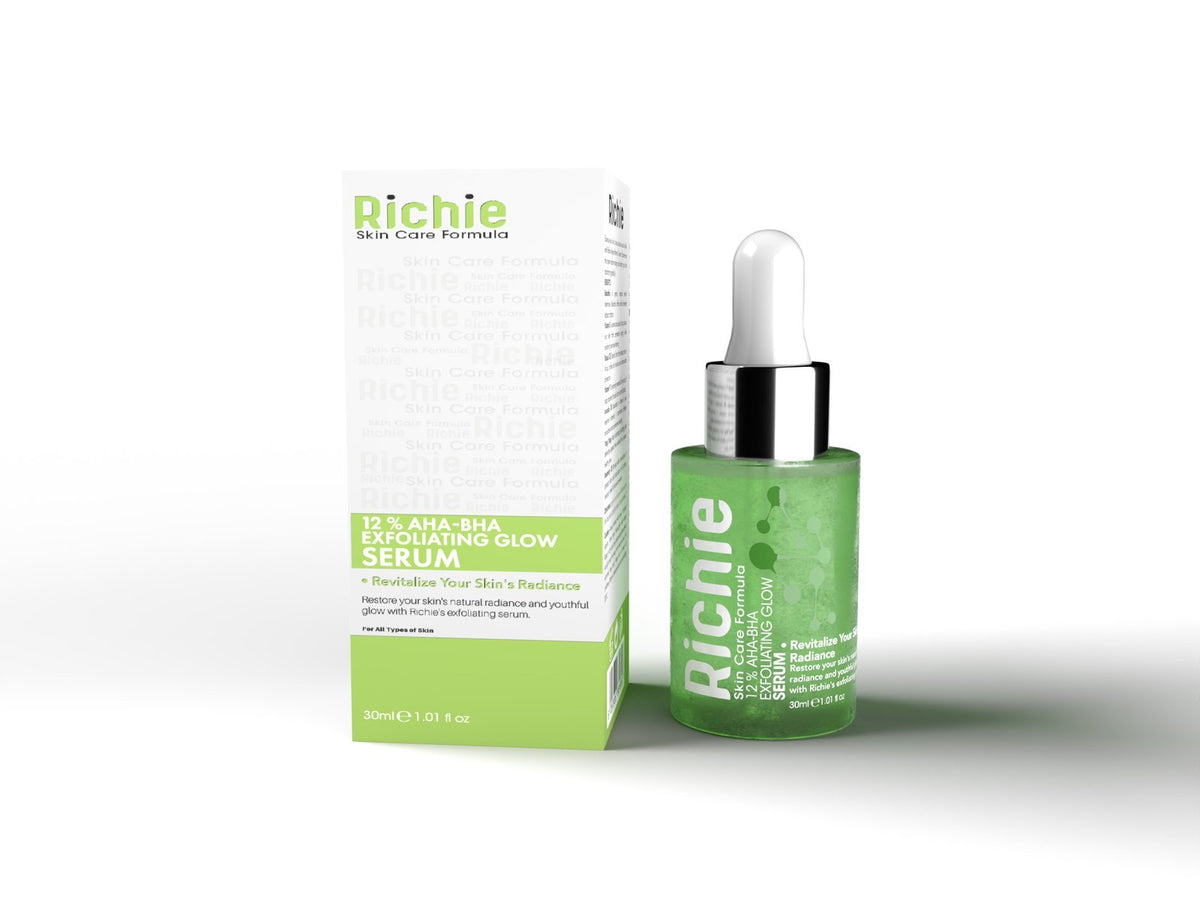 RICHIE GLOW SERUM (12% AHA-BHA EXFOLIATING) 30 ML