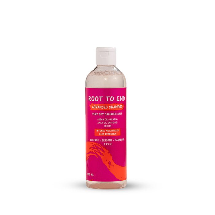 ROOT TO END SHAMPOO  VERY DRY DAMAGED HAIR  500ML