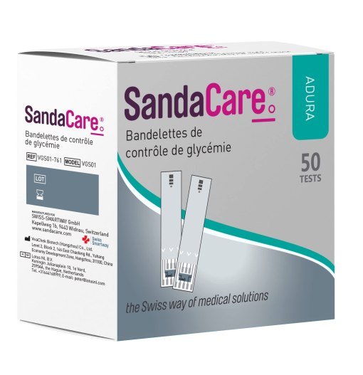 شرائط اختبار نسبة السكر في الدم SANDA CARE 50PIC