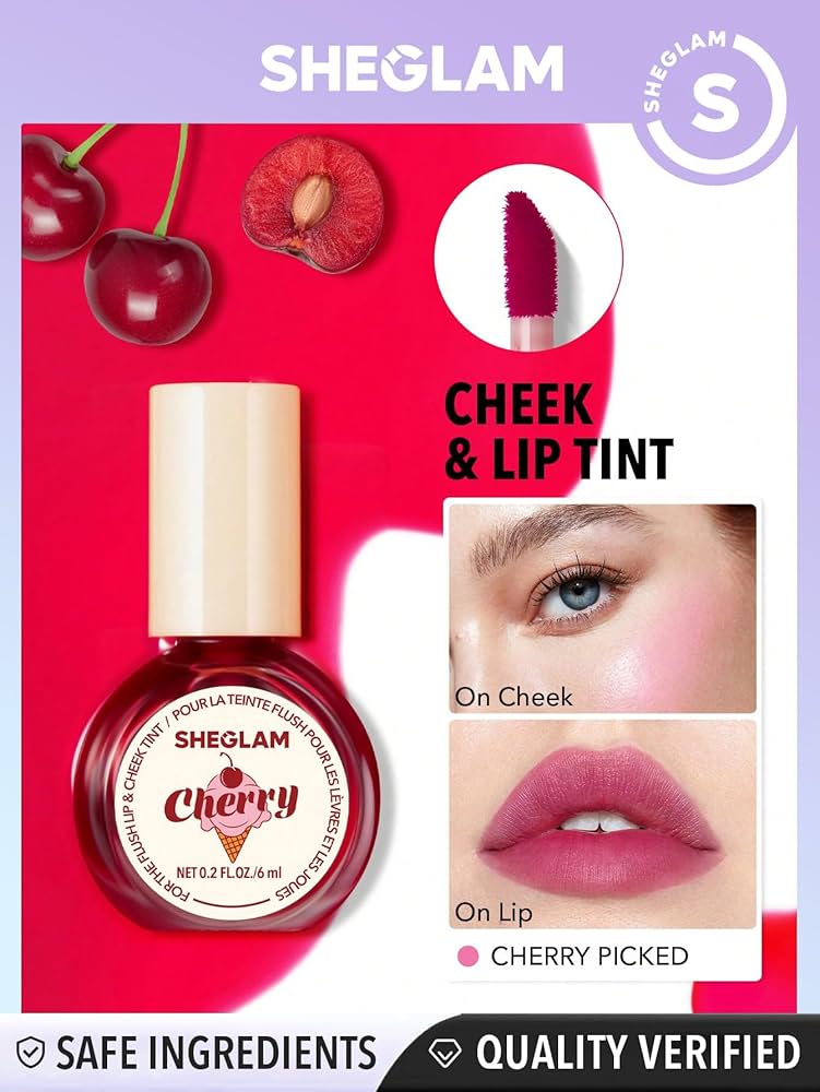 SHEGLAM FLUSH LIP&CHEEK TINT(CHERRY PICKED)