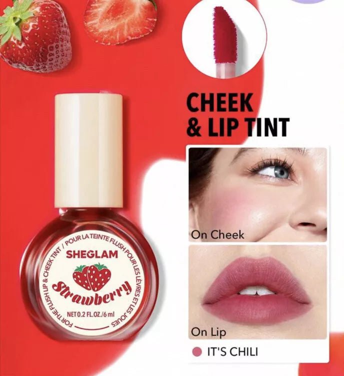 SHEGLAM FLUSH LIP&CHEEK TINT(IT S CHILI)